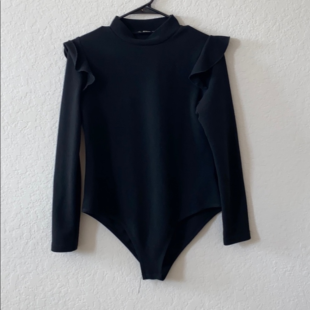 NEVER WORN Black bodysuit